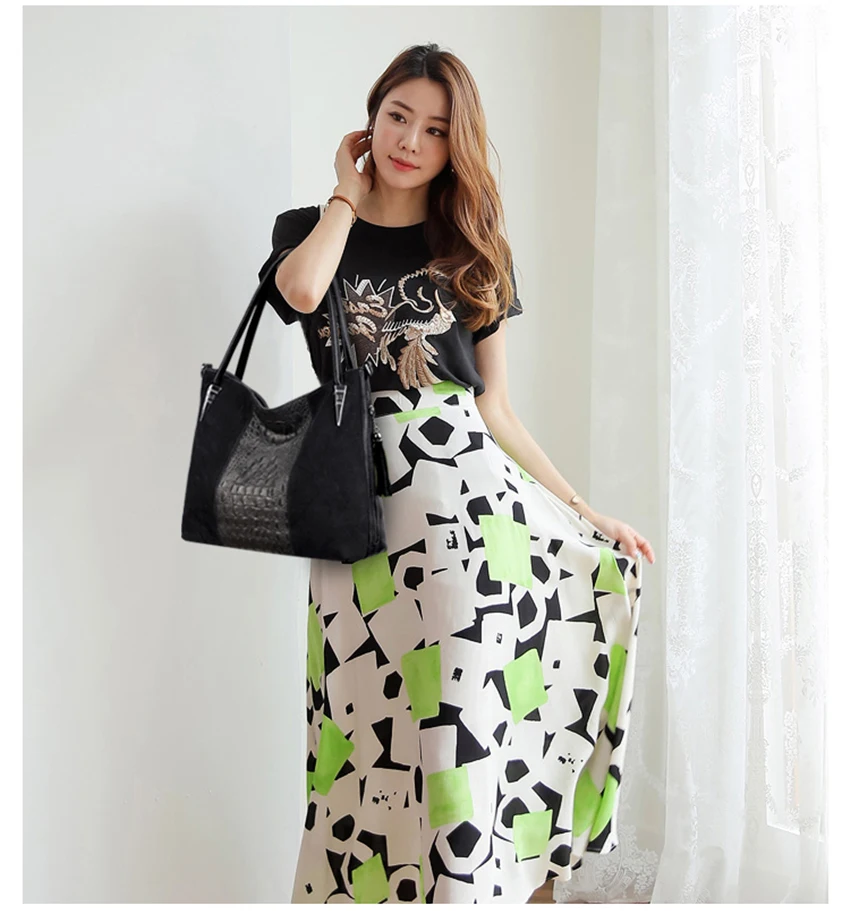 Модная женская сумка с текстурой под кожу крокодила, искусственная замша, сумка через плечо, роскошные сумки, женские сумки, дизайнерские