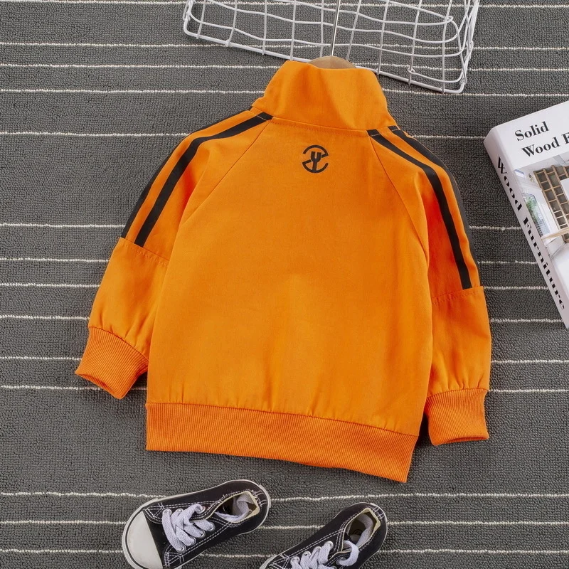 Spring Autumn Baby Boys Girls Casual Clothes Infant Kids Jacket T Shirt Pants Toddler Fashion Costume Children Letter Tracksuits