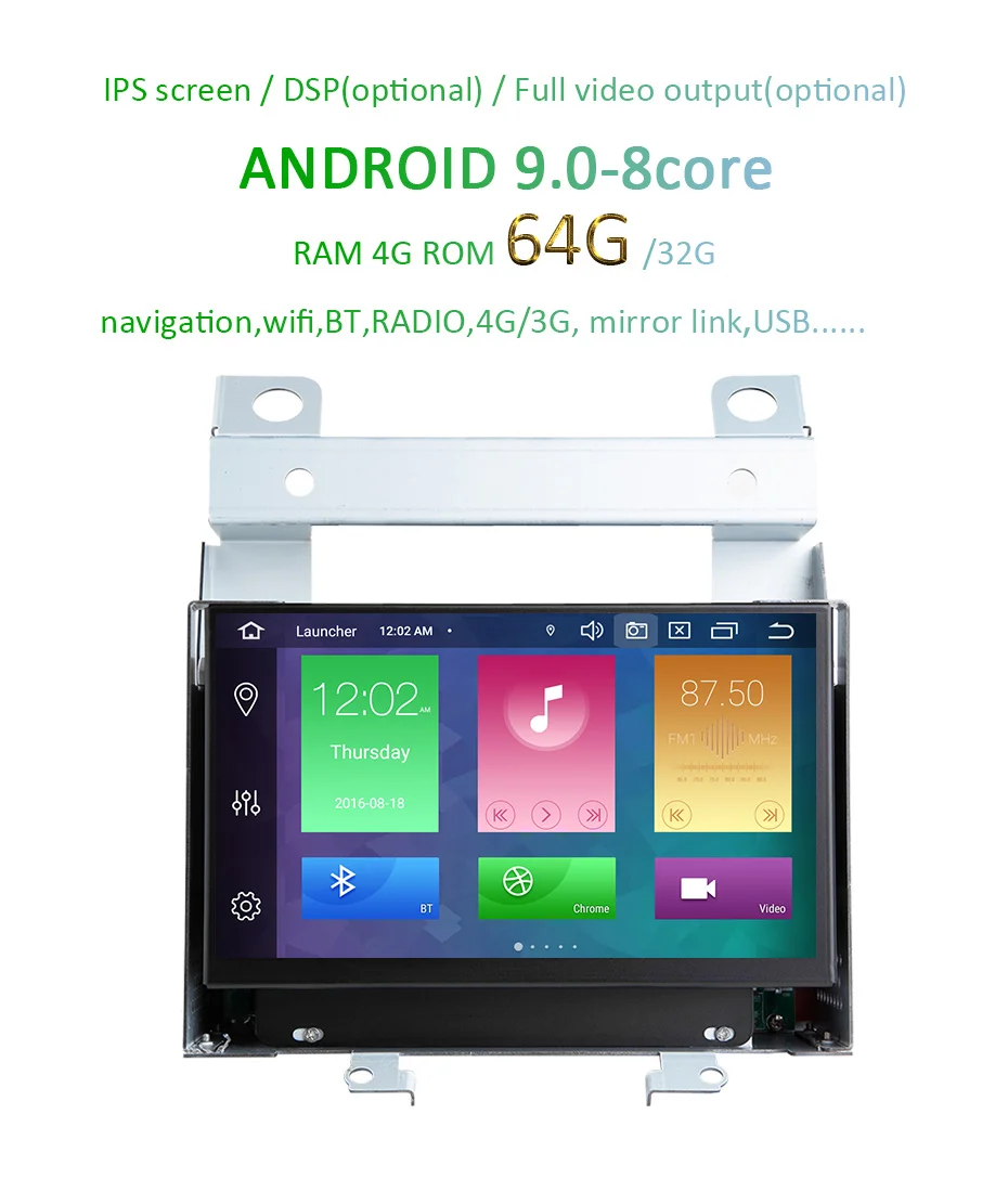 Clearance Android 9.0 4G RAM 64G ROM CAR GPS For Land Rover Freelander 2 2007-2012 RADIO STEREO NAVIGATION Audio NO DVD PLAYER 2 Clearance Android 9.0 4G RAM 64G ROM CAR GPS For Land Rover Freelander 2 2007-2012 RADIO STEREO NAVIGATION Audio NO DVD PLAYER 2