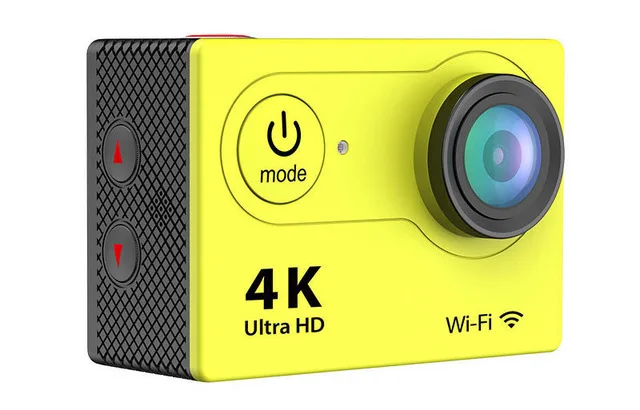 KQJYS мини шлем для экшн-камеры Водонепроницаемая Спортивная DV камера велосипедная камера Wifi 4K Спортивная камера ультра Дайвинг 1080P 60FPS камера - Цвет: Yellow