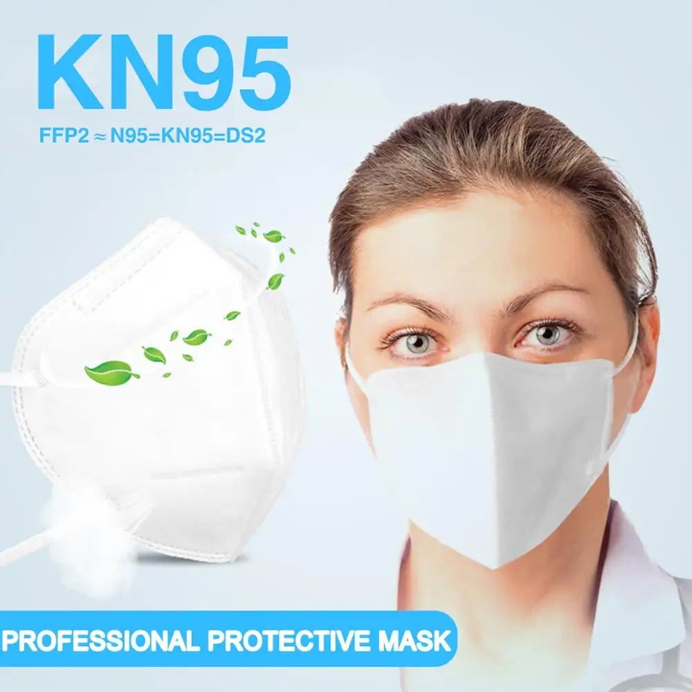 

In Stock KN95 Face Mouth Masks PM2.5 Particle Filter Respirator Prevention Safety Mask Dustproof Gas Mask for Kids Adult