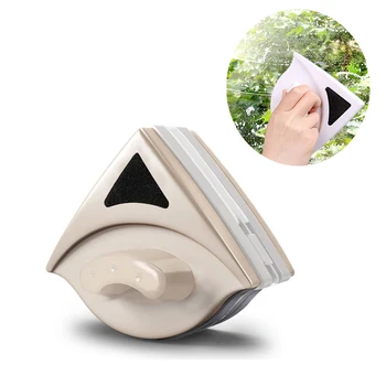 

Magnetic Window Wiper Glass Cleaner Brush Tool Double Side Magnetic Brush Window Glass Brush for Washing Household Cleaning Tool