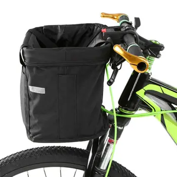 

Bicycle Front Basket Removable Waterproof Bike Handlebar Basket Pet Carrier Bag Outdoor Sports for Cycling Supplies