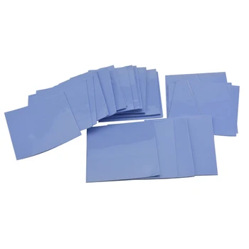 

Thermal Conductive Reusable Shock Absorption Silicone Pad Wear Resistant Accessories CPU Cooling Blue Heatsink Soft Not Cut