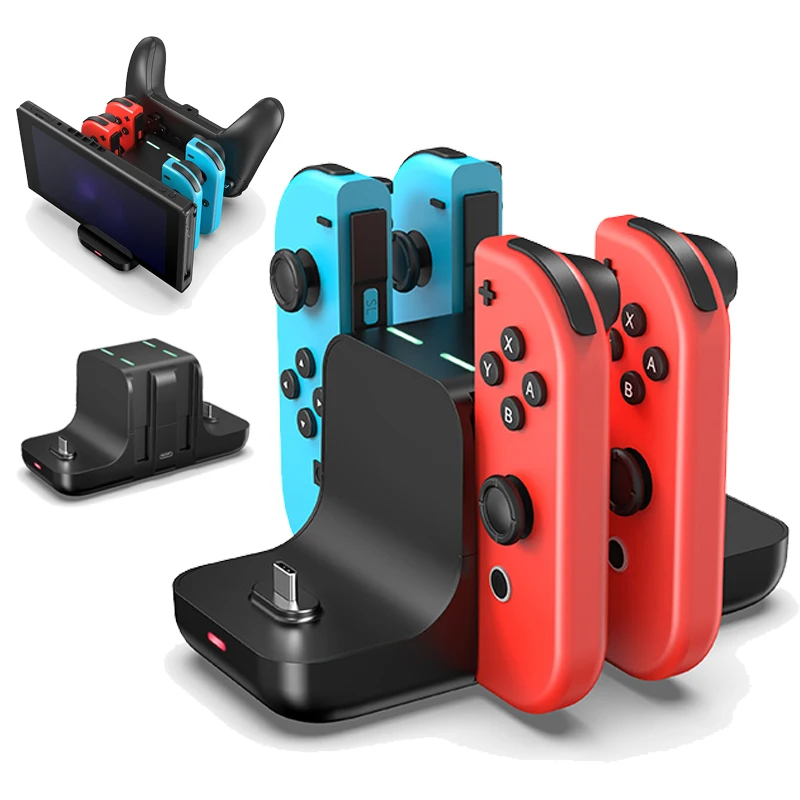 Controller Charger Dock for Nintendo Switch 6 in 1 Charging Station for Nintendo Switch Joy-Con Controllers
Controller Charger Dock for Nintendo Switch 6 in 1 Charging Station for Nintendo Switch Joy-Con Controllers