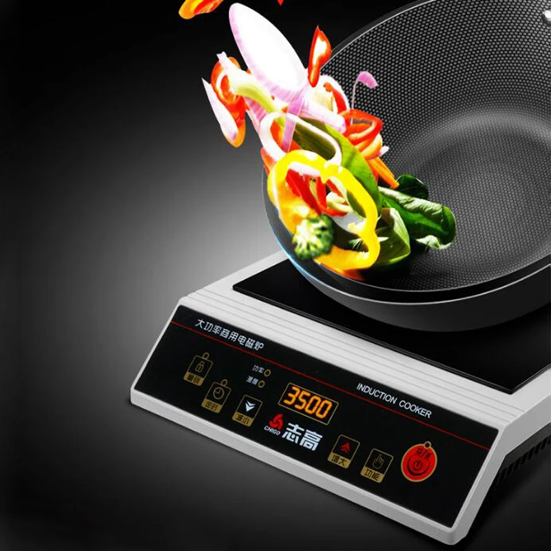 3500W High Power Induction Cooker Electric Stove Business Household Stir Fry