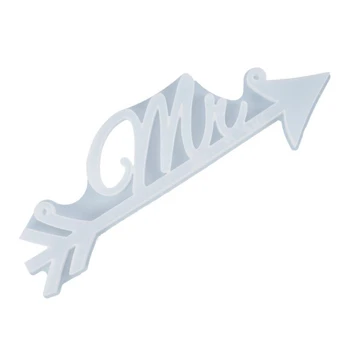 

Mr English alphabet Ornaments DIY Crafts Jewelry Crystal Epoxy Resin Mold Listed Door Plate Decoration Silicone Mould