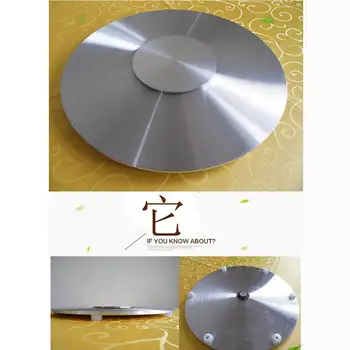 

HQ IL02 Aluminium Alloy Lazy Susan Turntable Base for Glass Table Swivel with Smooth Needle Roller Bearing