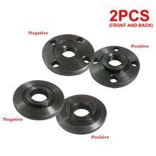 2 pçs rebarbadora de ângulo porcas flange conjunto m14 rosca para substituição rápida metal 14mm fuso rosca porcas bloqueio ferramentas apoio csv