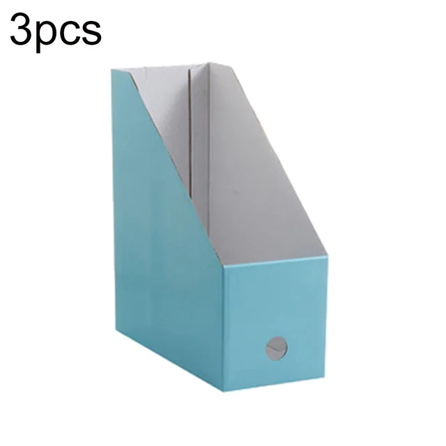 Multifunctional Corrugated Paper File Storage Box Document Book Holder