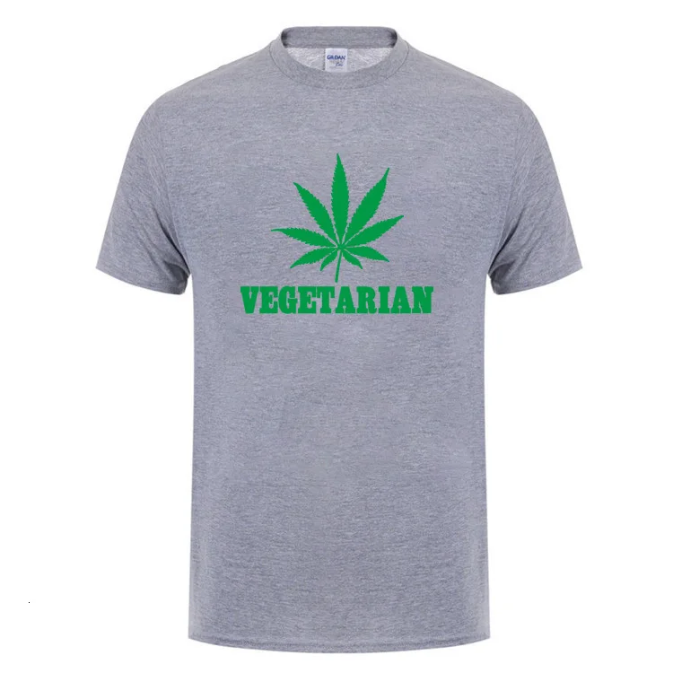 Midnite Star Vegan Вегетарианская Подарочная футболка с сорняком для мужчин и женщин, Мужская футболка с изображением животных, футболка с короткими рукавами и зелеными листьями конопли - Цвет: Gary