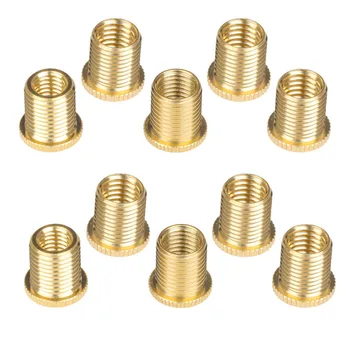 

10X Aluminum Alloy Gear Shift Knob Thread Adapter Nuts Insert Set M10x1.25