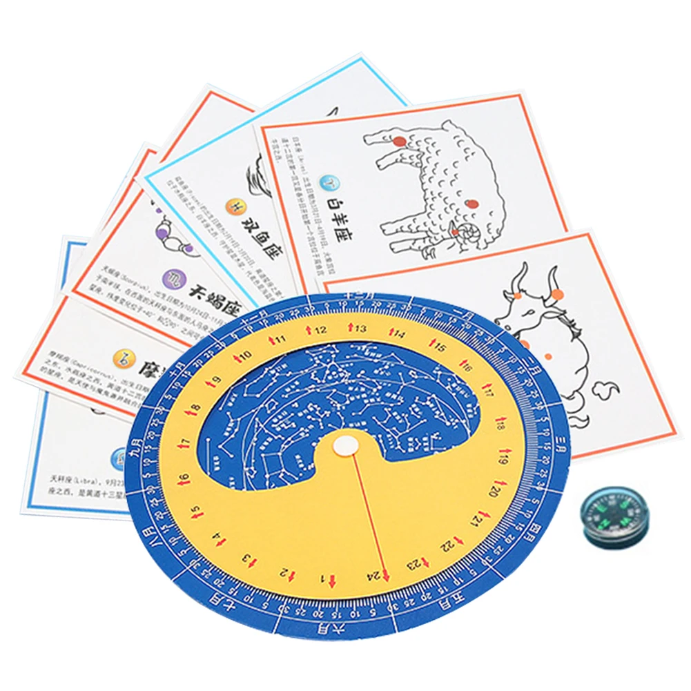 Kids DIY 12 Constellations Cognition Toys Learning Intellectual Craft Kits Craft Kit Handmade Craft Intellectual Kits