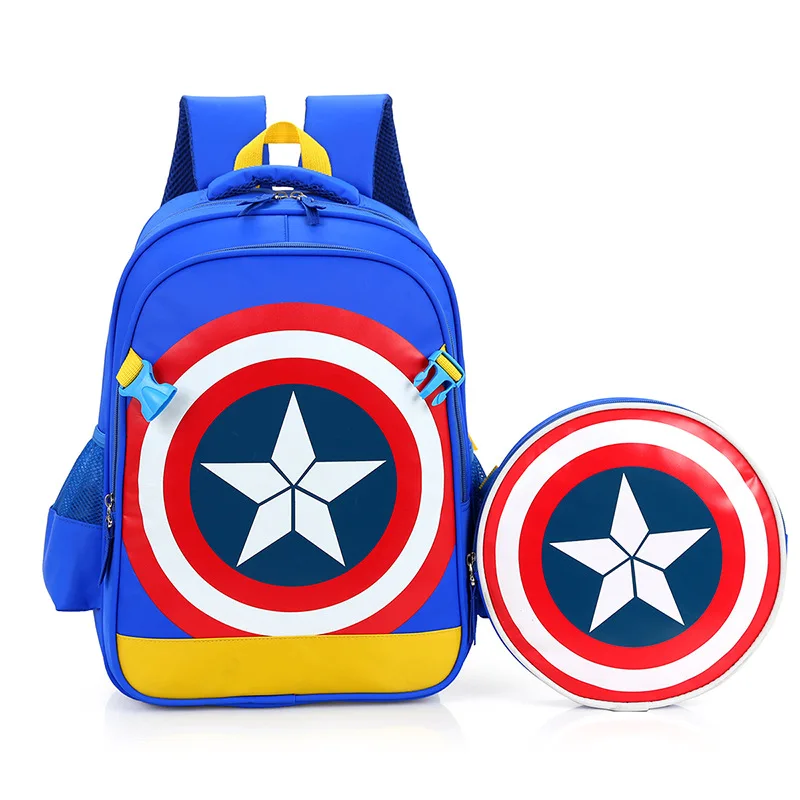 

Genuine Product America Captain Schoolbag for Elementary School Students BOY'S 1-3-5 Grade CHILDREN'S School Bags 2-4-6 Boys' Ba