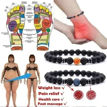1 Piece Fashion Men and Women Bracelet Magnet Health Slimming Bracelets for Loss Weight Anklet for Women 1