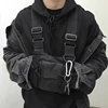 Hip hop chest bag vest bag overalls men's functional tactics Multi Pocket Vest bag for Motorola Kenwood CB Radio