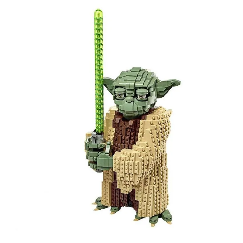 

1771Pcs Star Wars Series Yoda Building Blocks Bricks Toys Compatible Legoinglys 75255 Children Birthday Gift