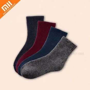 

Xiaomi Mijia Wool Blend Warm Socks Middle Tube Stocking Soft Warm Elasticity Winter Socks Thicken Lock temperature Smart Home
