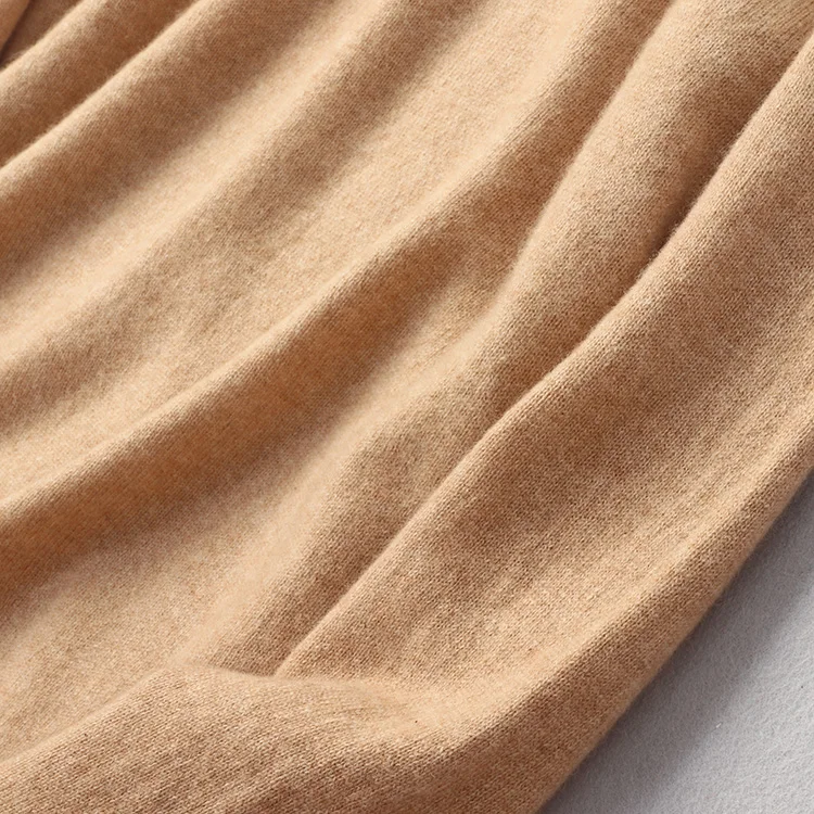 cashmere sweater winter new women half bead collar hedging long-sleeved sweater female cashmere