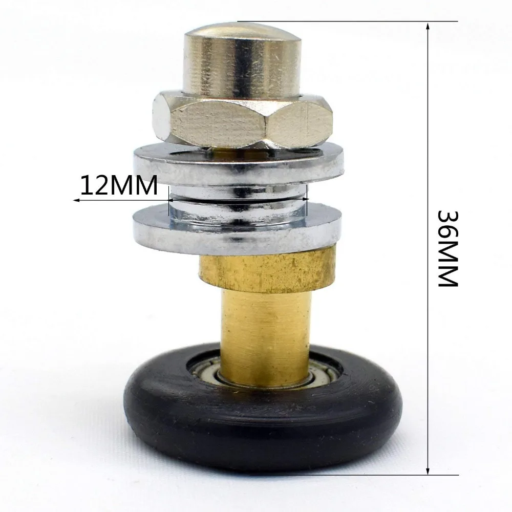 8 x ролики двери душа/полозья/колеса/шкивы 25 мм диаметр колеса