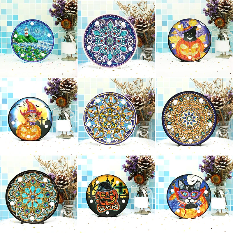 

Diamond Painting LED Lamp Light 5D Diamond Embroidery Sale Landscape DIY Diamond Mosaic Christmas Gift Craft