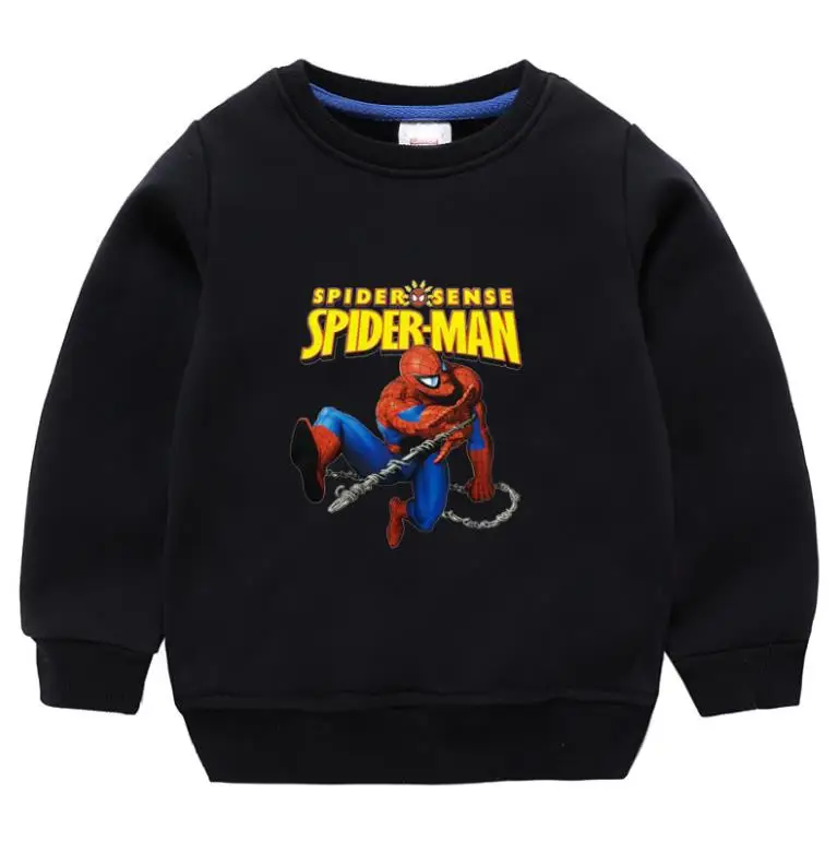 Spider-Man Children Clothing Baby Boy Pure cotton Casual Sports Suits Kids 2pcs Sets Spring Autumn Clothes Tracksuits1-8Y
