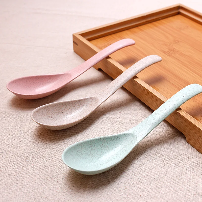 

Arsto Creative Wheat Fiber Environmentally Friendly Coffee Spoon Set Thick Spoon Coffee Spoon Tableware 3-Piece Set