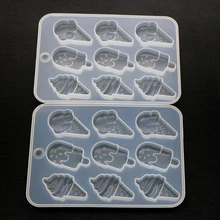 Новые Каваи эскимо силиконовые формы сделай сам эпоксидная смола Мороженое Кабошон инструменты силиконовые формы ювелирные изделия кулон инструменты