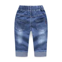 Новые летние Стиль детская одежда гусеничный корейско-Стиль Для женщин Детский комплект с шортами, по-настоящему Slim Fit колен Джинсовые шорты ультра-st