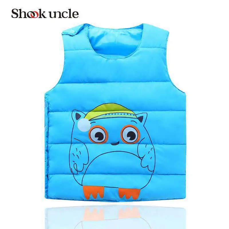 New Style Autumn& Winter Versatile Warm Children Cotton Vest Men And Women Children Thick Cotton Vest