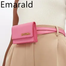 Женская дизайнерская Модная брендовая мини поясная сумка с двойным поясом, маленькая квадратная сумка, последняя модная поясная сумка, Повседневная Диагональная Сумка для девочек