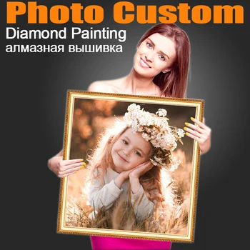 

DIY Photo custom Diamond Embroidery By Photo Custom Diamond Painting Diamond Embroidery Handmade 5D DIY