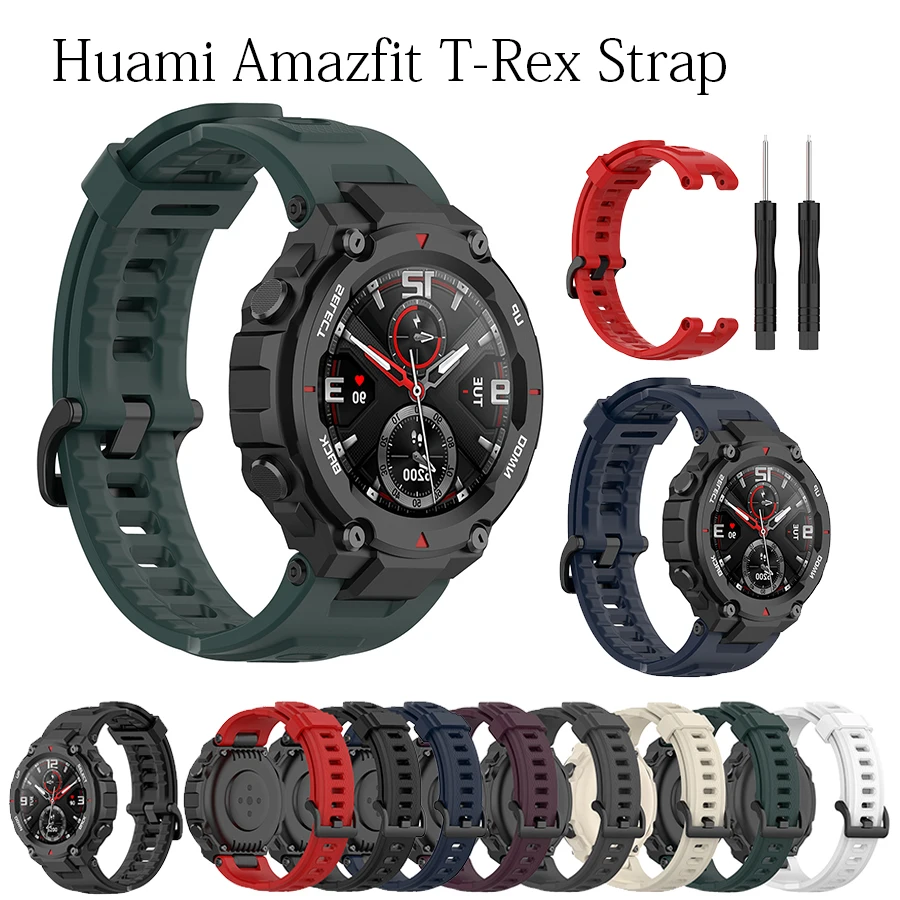Durable Silicone Strap for Smartwatch - Replaceable Accessory Bracelet Band