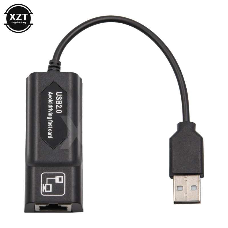 Adaptateur Ethernet USB Carte réseau USB 2.0 vers LAN RJ45 pour Ordinateur Portable Win7/Win8/Win10 Ethernet USB Accessoires de Jeu pour Ordinateur MOHAN88 Adaptateur Ethernet USB 