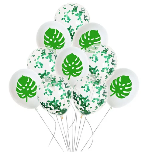 Green Balloons Confetti balloons Set Chrome ballon Birthday deco Party Wedding Decoration Wedding Anniversary globals Metallic - Цвет: 10pcs