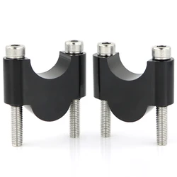 Premium Motorcycle Handlebar Risers - 7/8 22mm Mount (Black Riser 30mm)