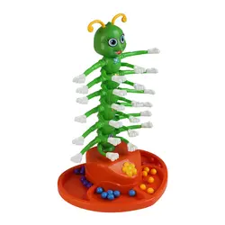 Съемные игрушки для детей DIY Забавные скрипучие игрушки интерактивные электрические домашние качели насекомых Настольный звук подарок 360