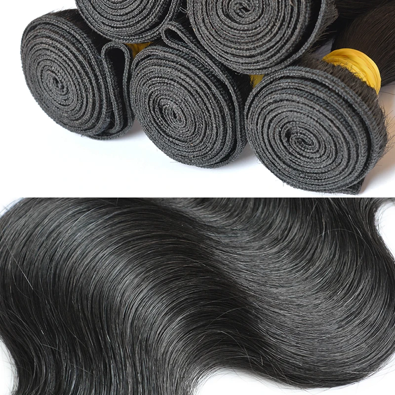 Yavida Indian Human Hair Body Wave Hair Weave Bulk Bundles Non-Remy Hair Extension Natural Color Vendors wholesale