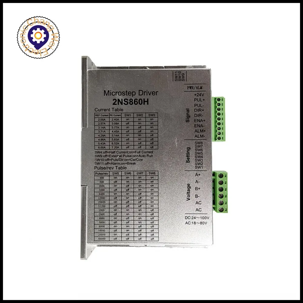 

2NS860H 89 Stepper Motor Driver Controller DC 24-50V Motor Controller Automatic Operation Speed Motor Control Tools