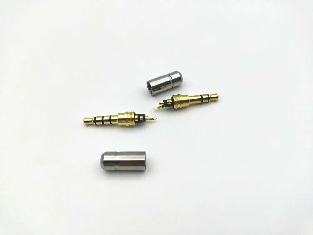 20pcs brass 3 5mm plug for Audio Headphones connector adapter New
