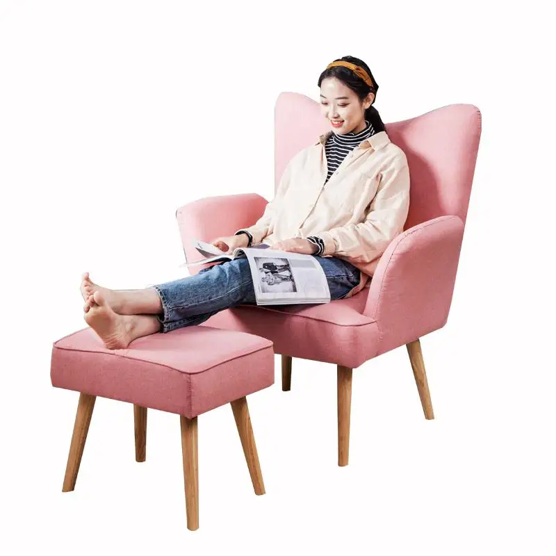 Nordic single sofa small apartment modern minimalist leisure net red ins light luxury bedroom balcony chair |