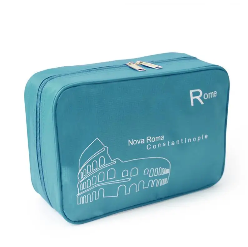 Blue Rome Дорожная Спортивная косметичка, косметичка, чехол для хранения косметики, на молнии, водонепроницаемая сумка - Цвет: Blue Rome