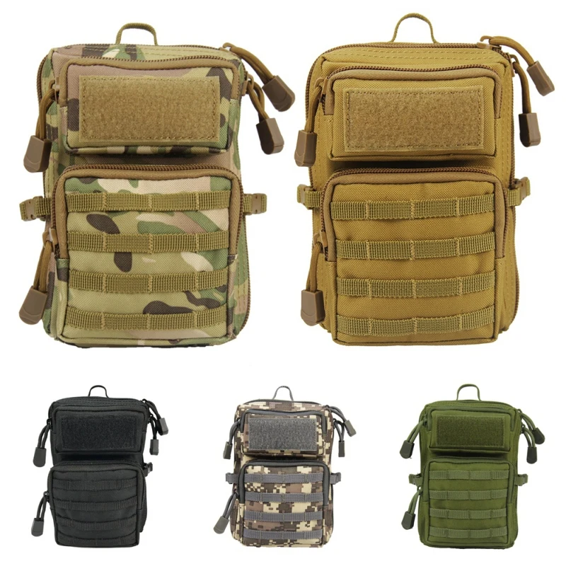 

Men WomenOutdoor Sports EDC Bag Phone Holder Pouch Camping Hiking MOLLE System Backpack Utility Waist Bag