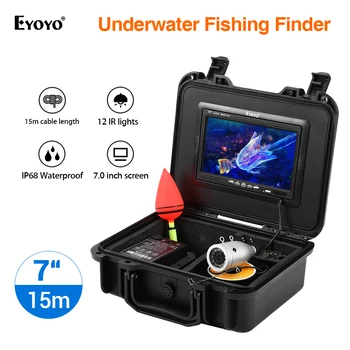 

Eyoyo EF07HR 720P 7Inch 15M/30M 8GB DVR Sea Fishing Camera Underwater Fish Finder for Ice Fishing with IPS Screen Fish Camera