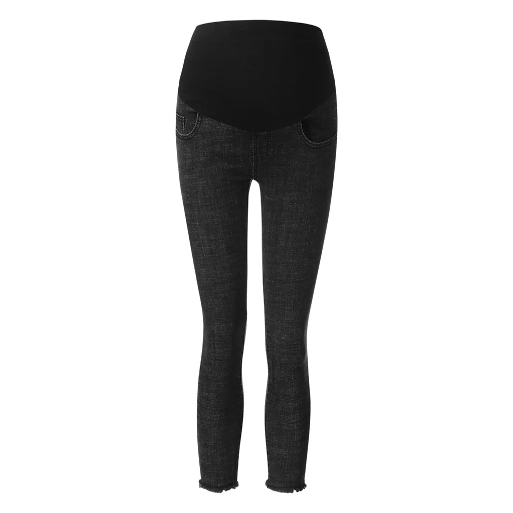 Dark Gray Джинсы для беременных; брюки для беременных; одежда для кормящих женщин; Леггинсы для беременных; брюки; джинсы для беременных; Одежда для беременных;@ 45 - Цвет: Dark Gray