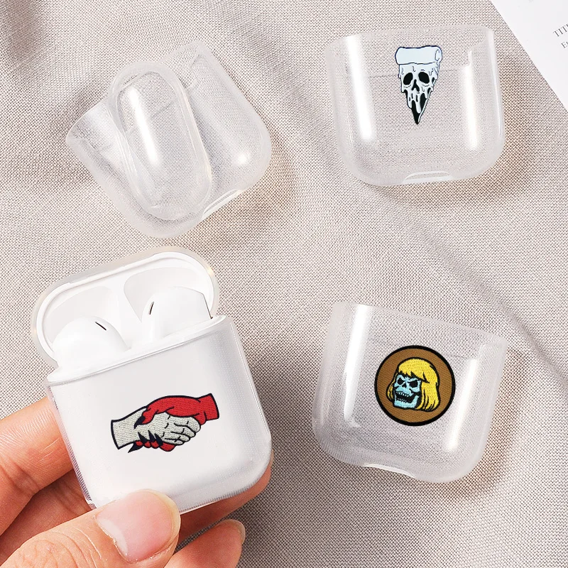 Чехол для Airpods с красивыми мультяшными черепами чехол AirPods Мультяшные