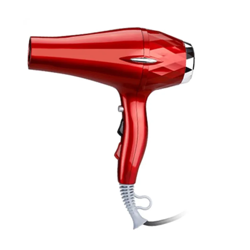 Домашний фен Быстросохнущий Электрический инструмент для ухода за волосами 2000 Вт/1800 Вт Мощность фена 220 В/110 В - Цвет: Красный
