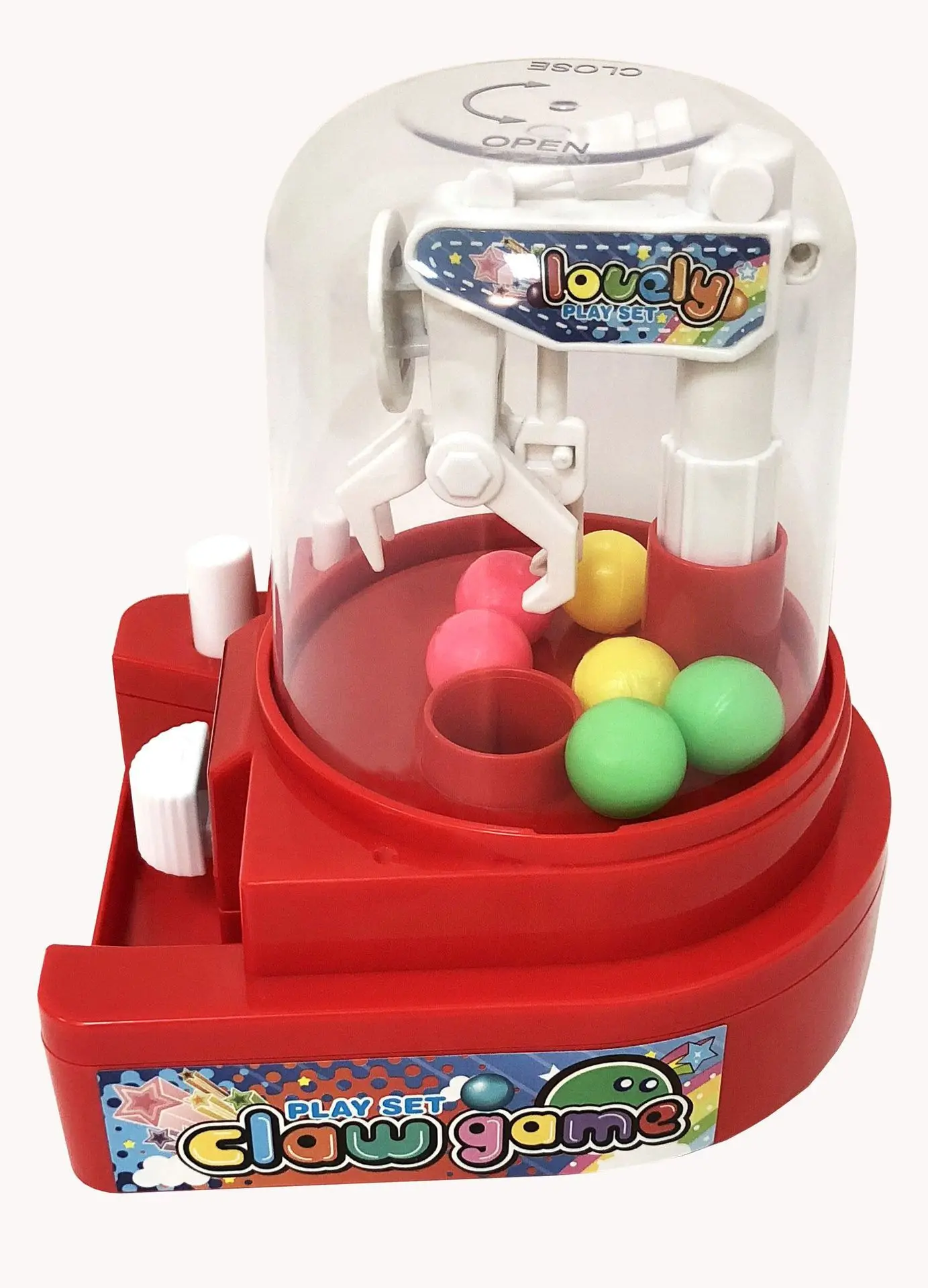 

Children Mini Clip Candy Machine Creative Small Catch Crane Machine Gashapon Machine Toy GIRL'S And BOY'S Tabletop Game