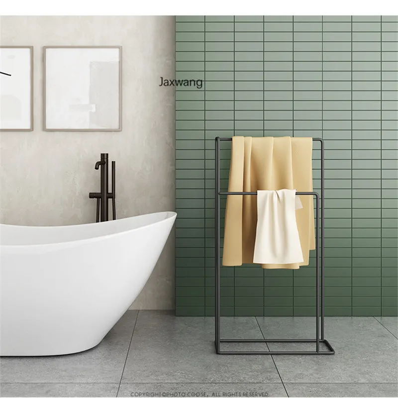 Hoebro-toallero de escalera inclinada de 5 niveles, organización de  almacenamiento de baño independiente con 5 ganchos, ahorro de espacio para  vestíbulo de baño - AliExpress