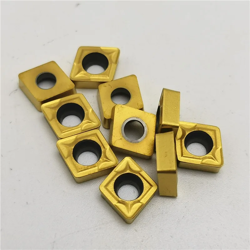 10PCS CCMT060208 UE6020 US735 VP15TF CCMT 060208 Carbide insert turning tool lathe cutter milling cutter CNC cutting tool